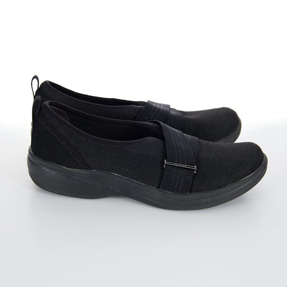Bzees Shoes - BZEES Black Shimmer Niche III Loafer Flats Women's Size 7.5